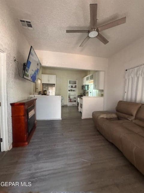 This space is off the sunroom entrance