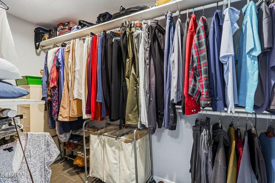 large walk in closet