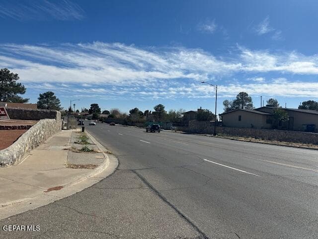 EAST VIEW OF VISTA DEL SOL DRIVE