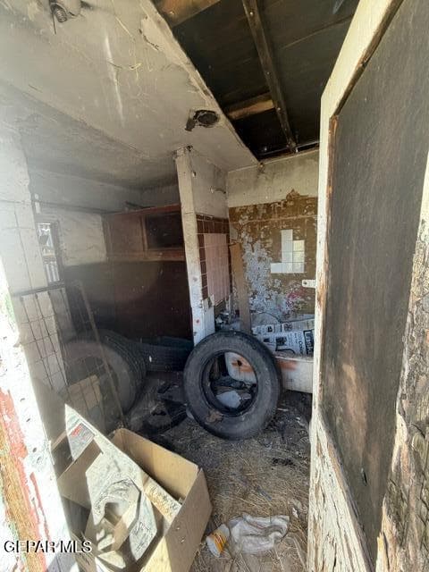 Inside outhouse #1