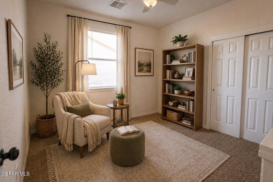 loft as a reading area