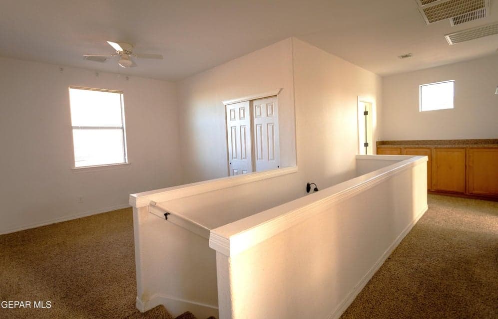 upstairs loft and storage