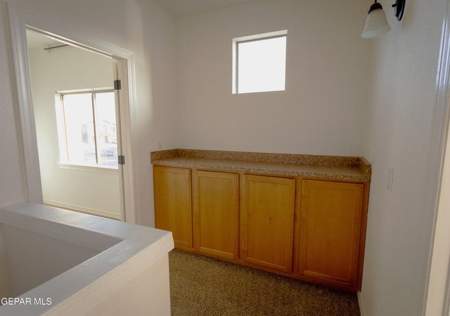 upstairs storage cabinet