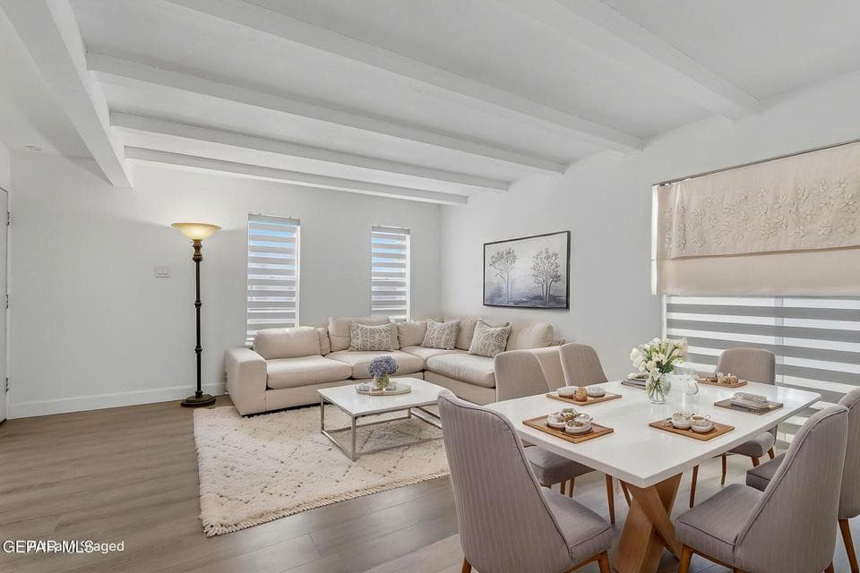 Living/Dining Room - Digitally Staged