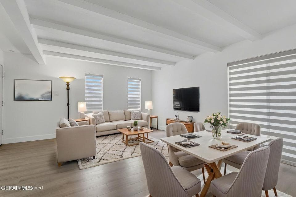 Living/Dining Room - Digitally Staged