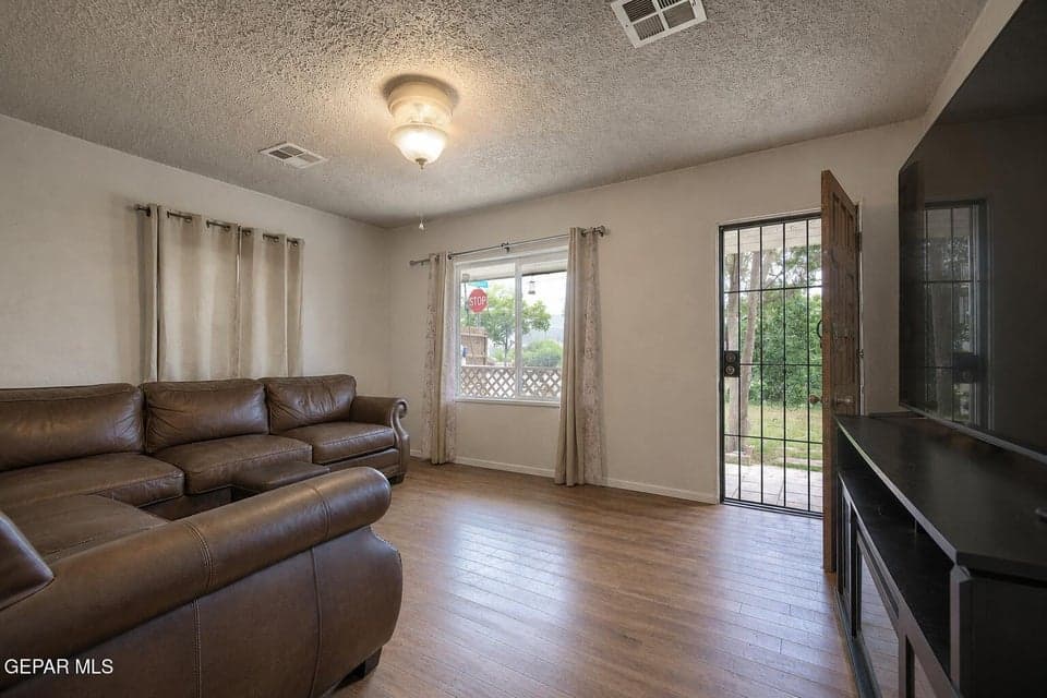 living room photo edited