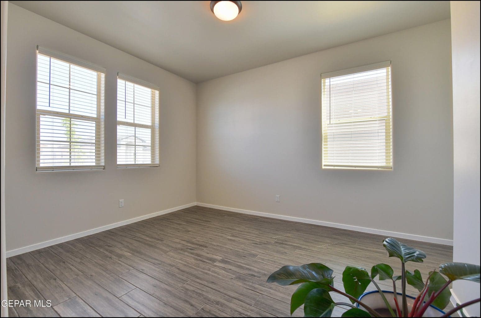 Tile flooring throughout the home