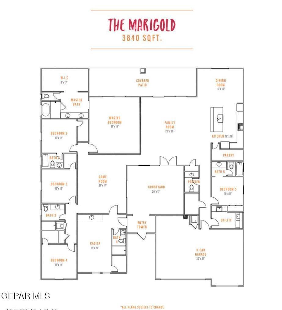 Marigold 3840