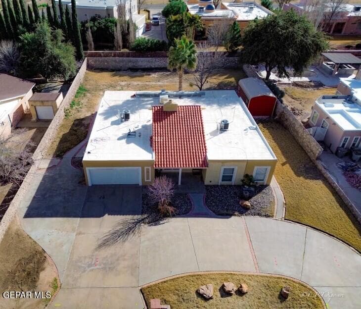 arial view