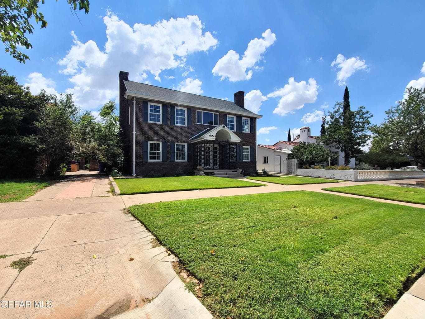 Front of the house