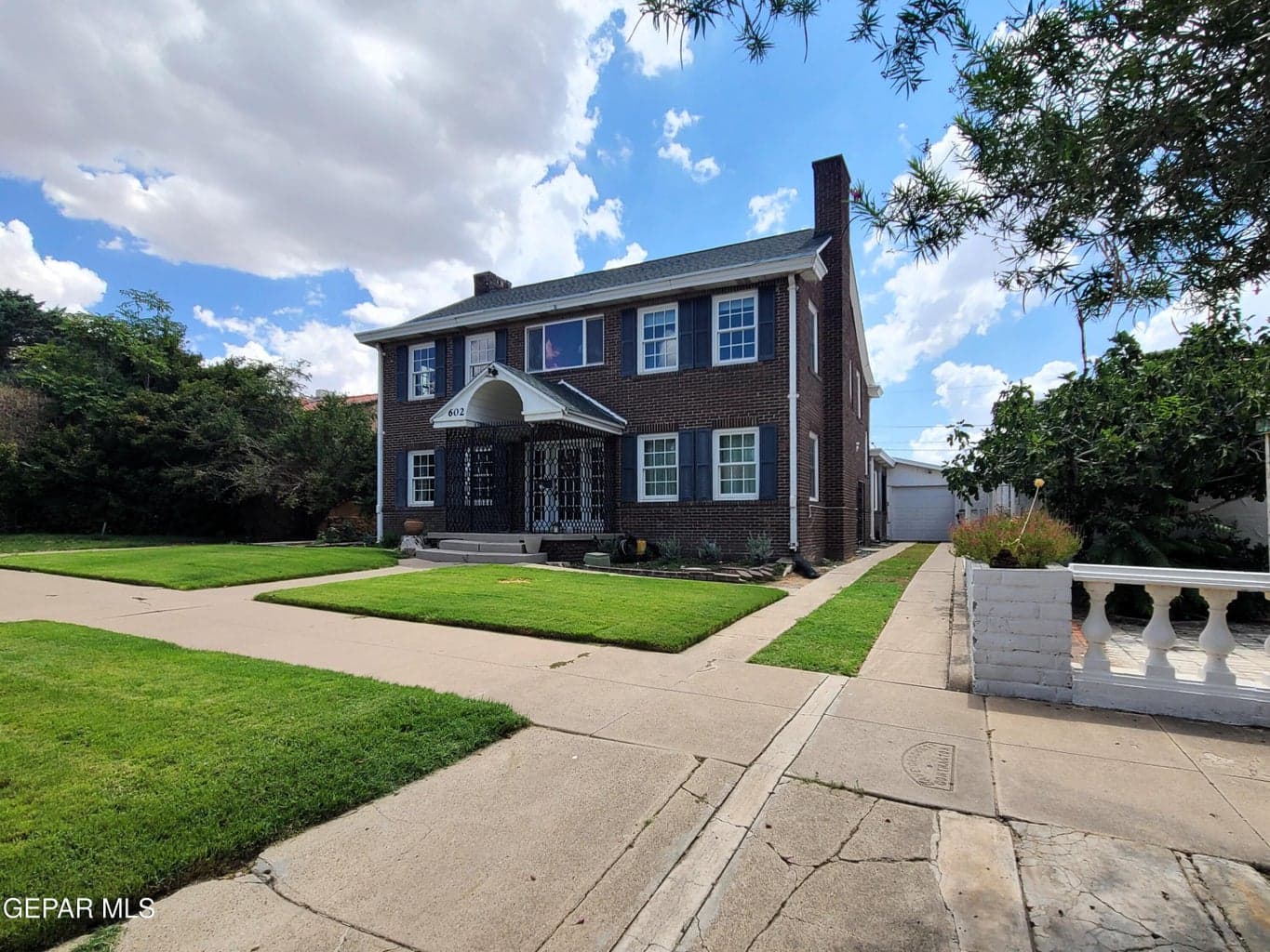 Front of the house