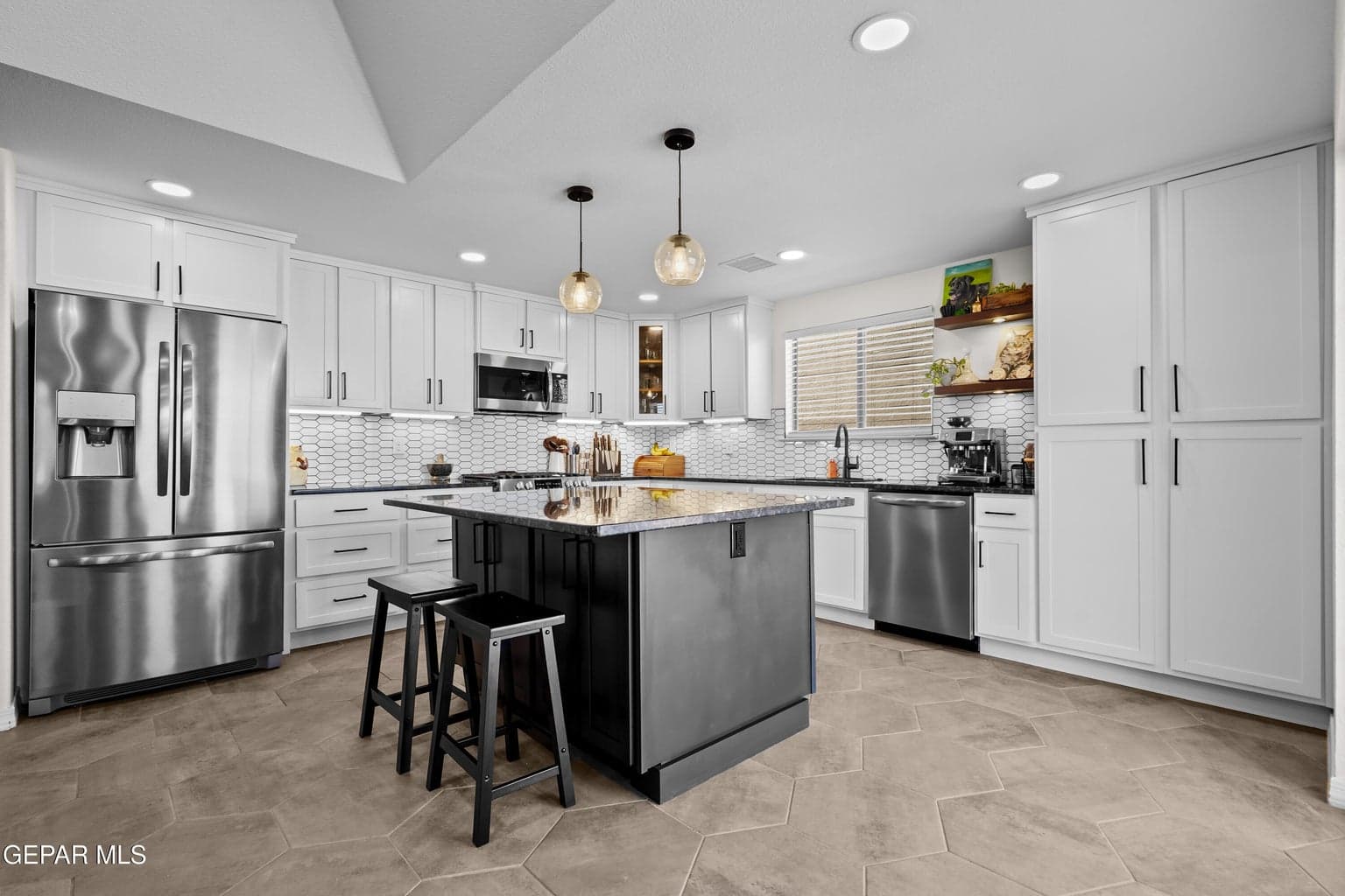 Fully remodeled design, ample cabinet storage