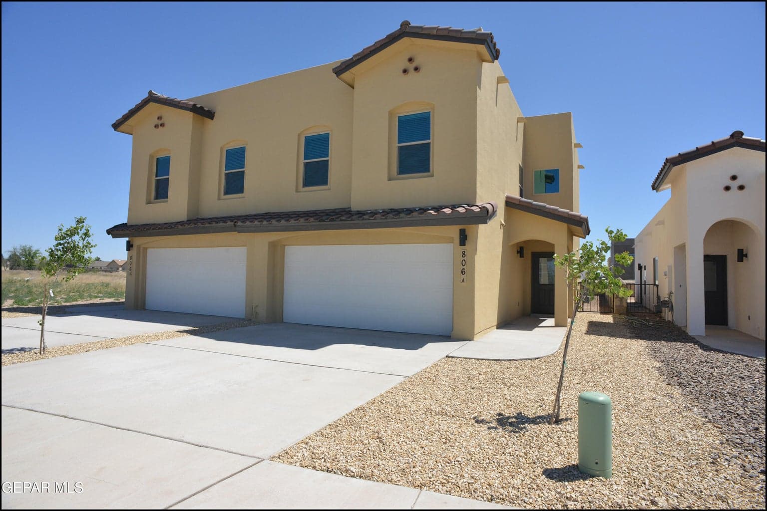 Front of Duplex