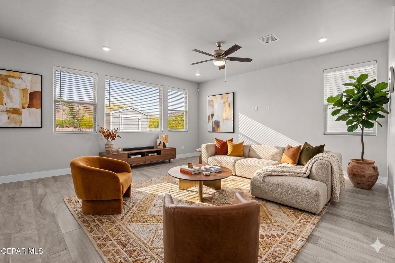 Spacious living area for gatherings