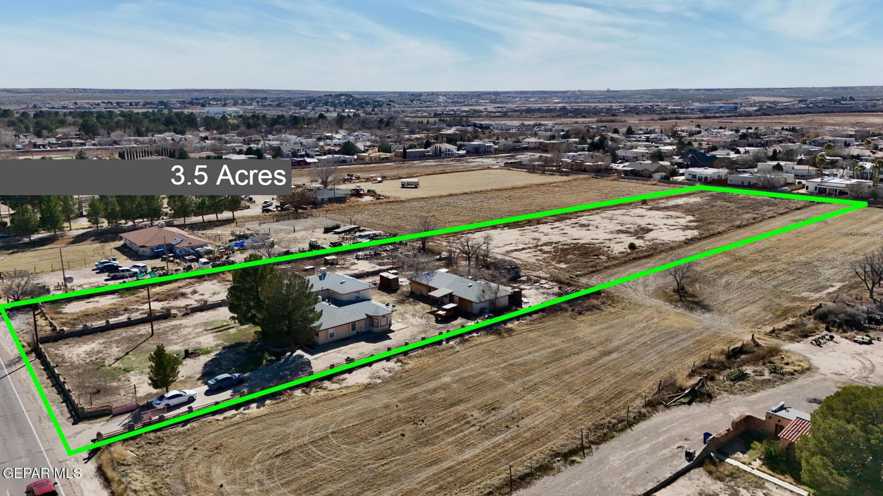 3.5 Acres with Well and Irrigation Rights