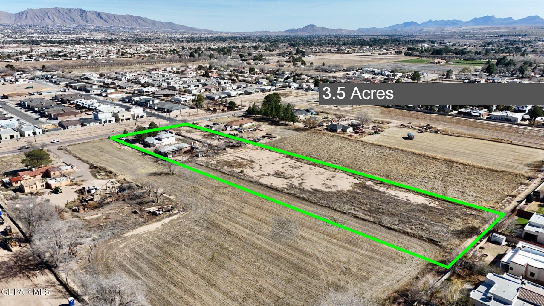 3.5 Acres with Well and Irrigation Rights