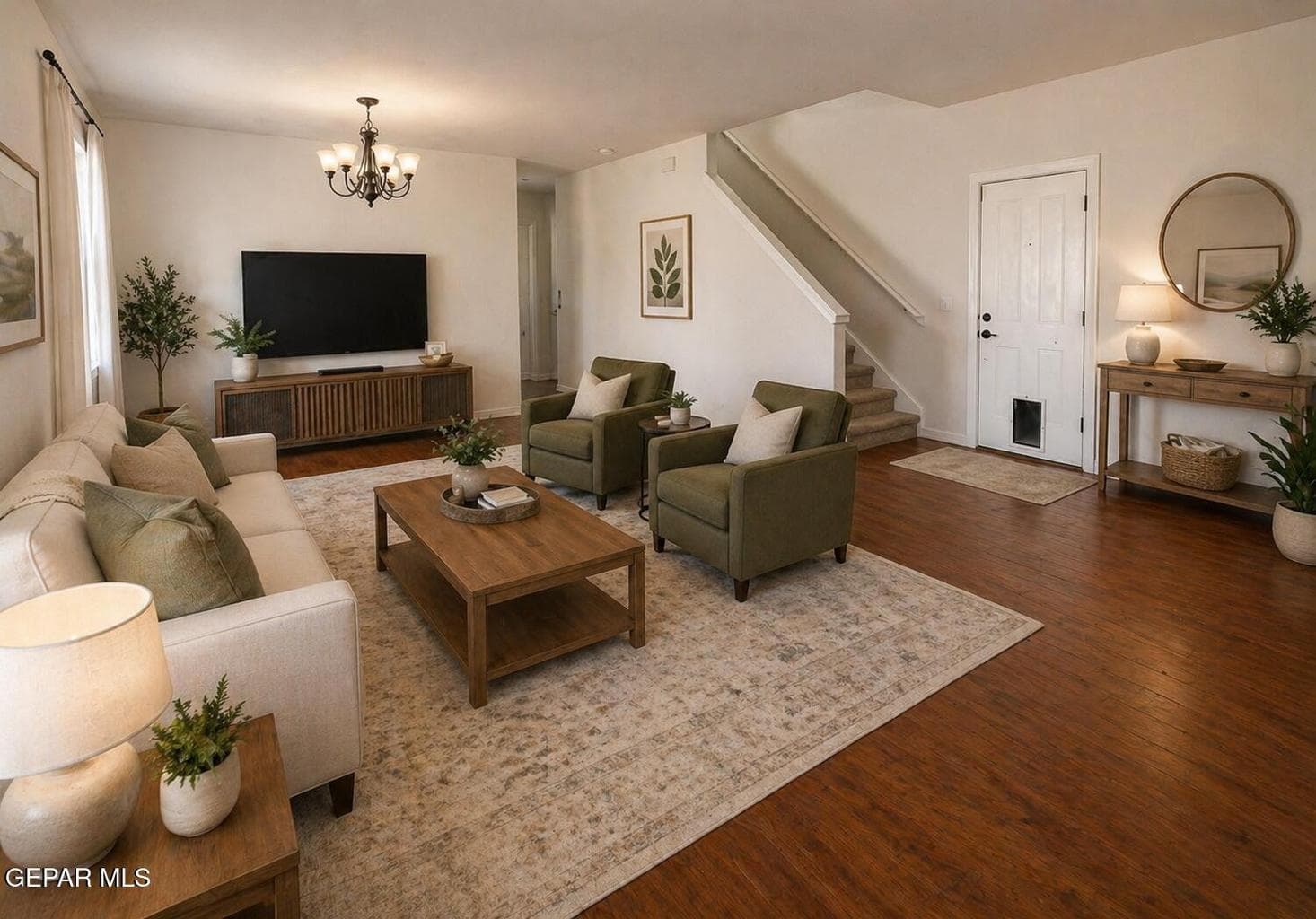 downstairs living room