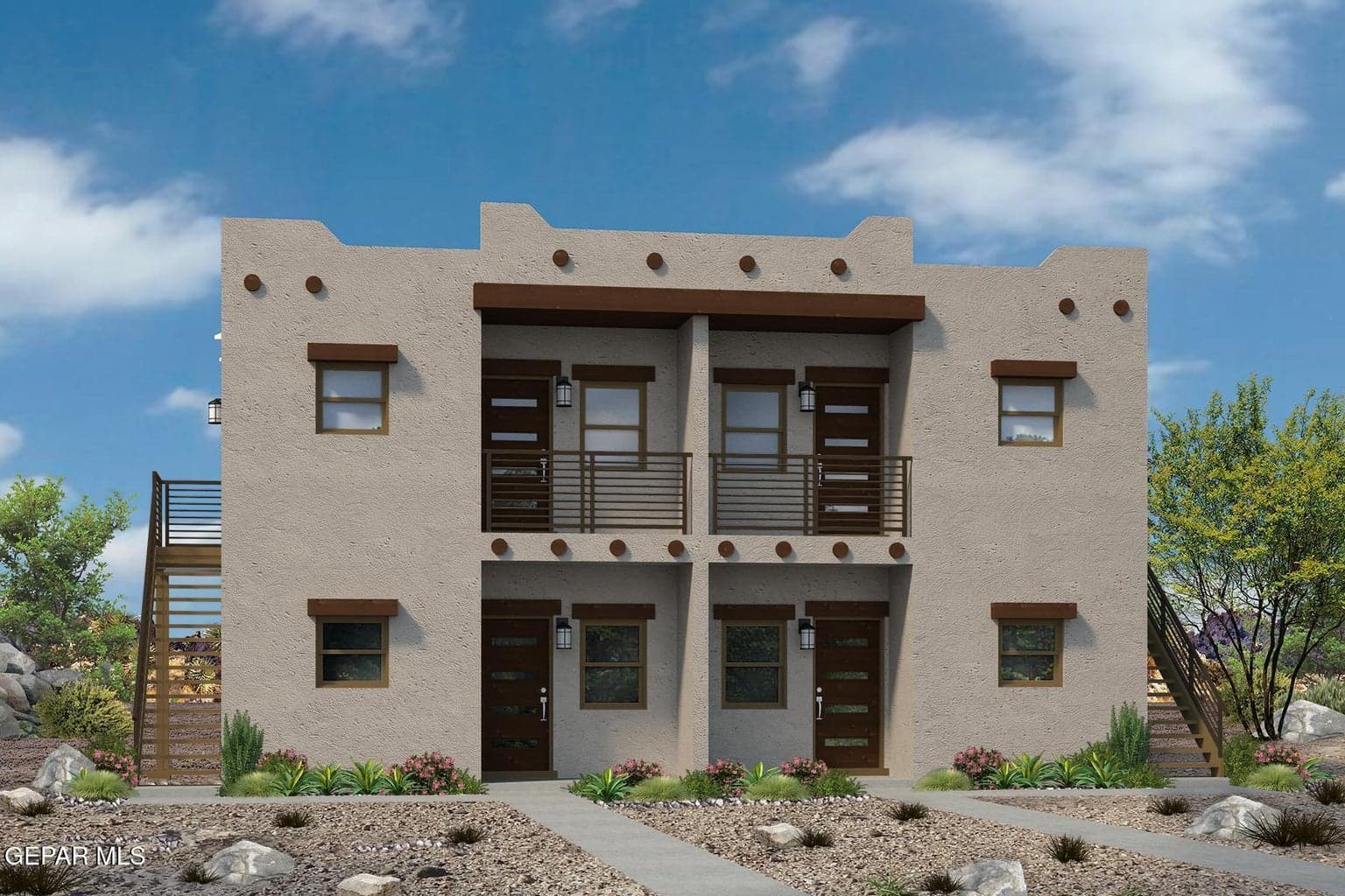 Southwestern Elevation