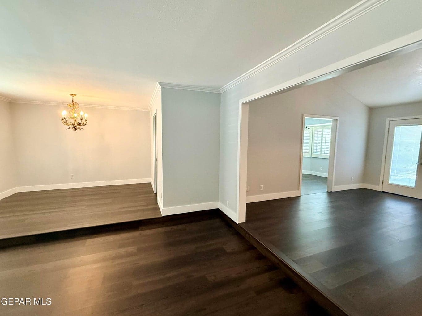 Thoughtfully designed layout with distinct living and dining spaces connected by wide openings for an open yet defined flow, perfect for entertaining and everyday living.
