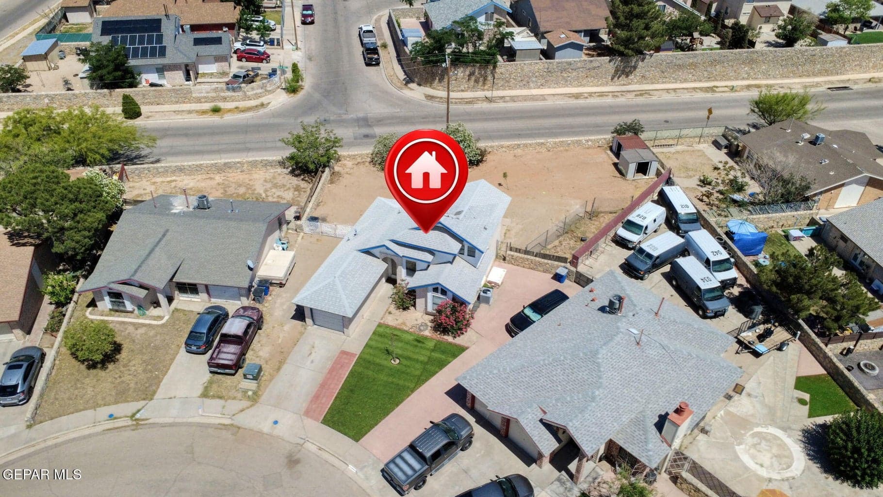 1 aerial Front