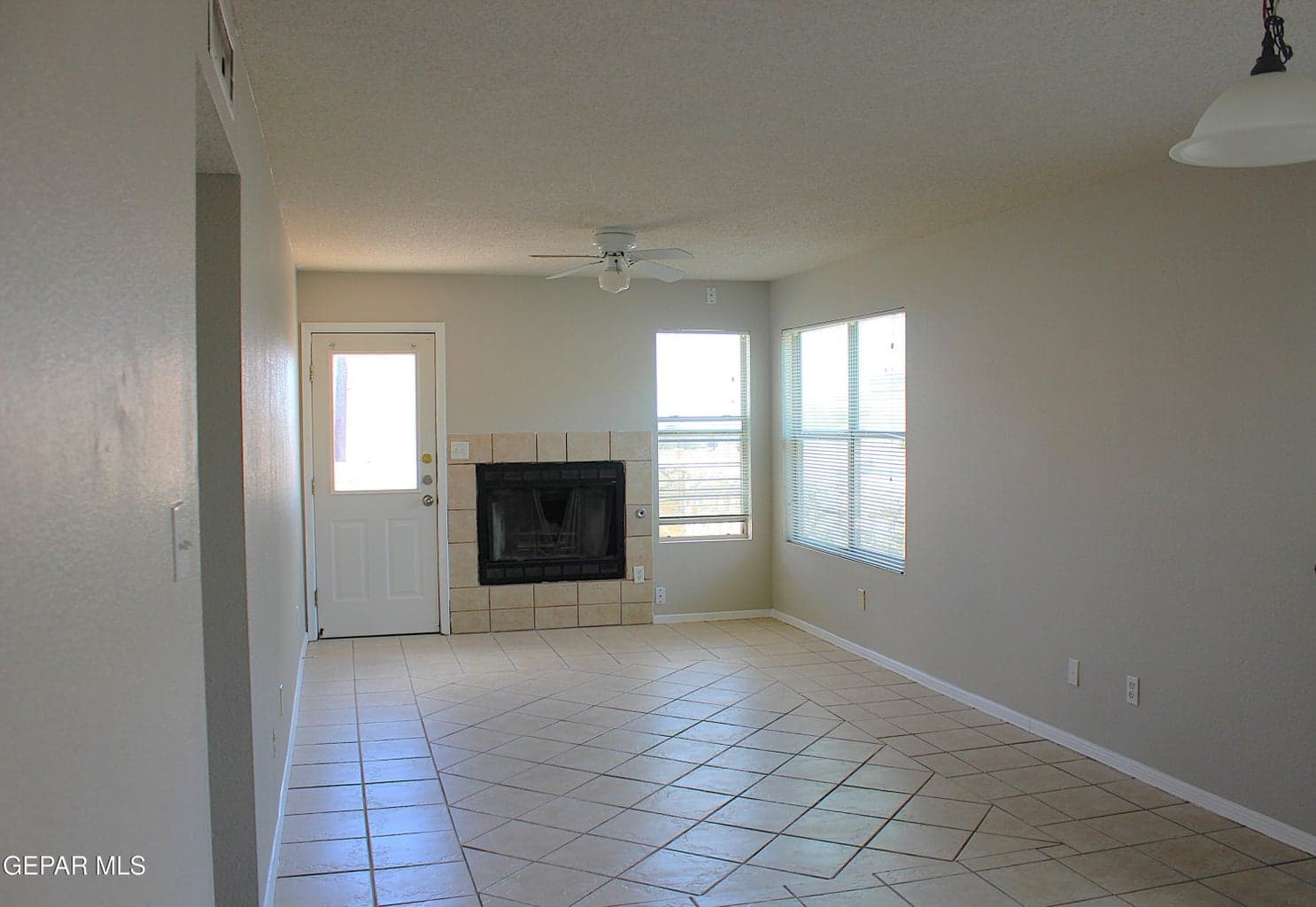 family room & dining area