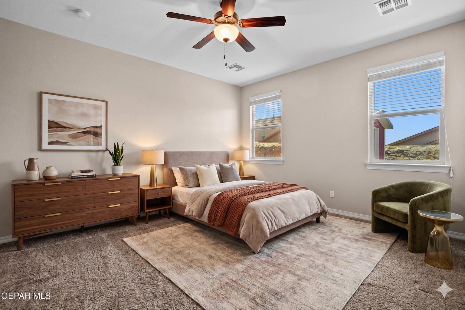 The primary suite provides a peaceful retreat with generous space