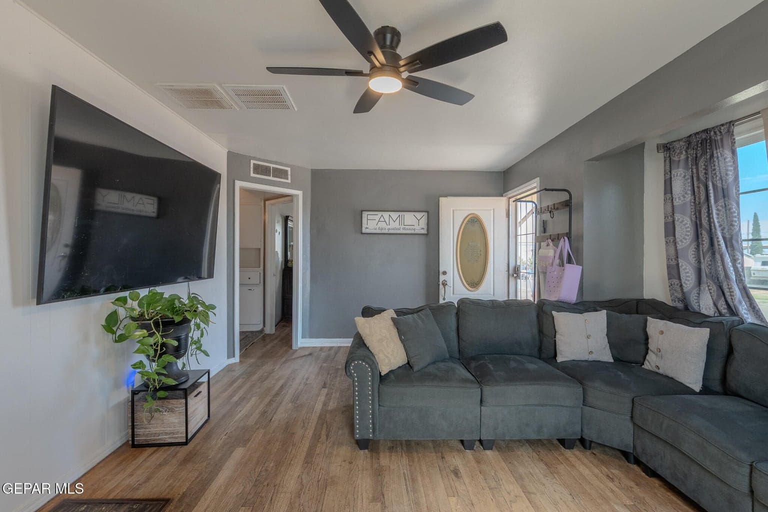 Inviting Living Room at Entrance