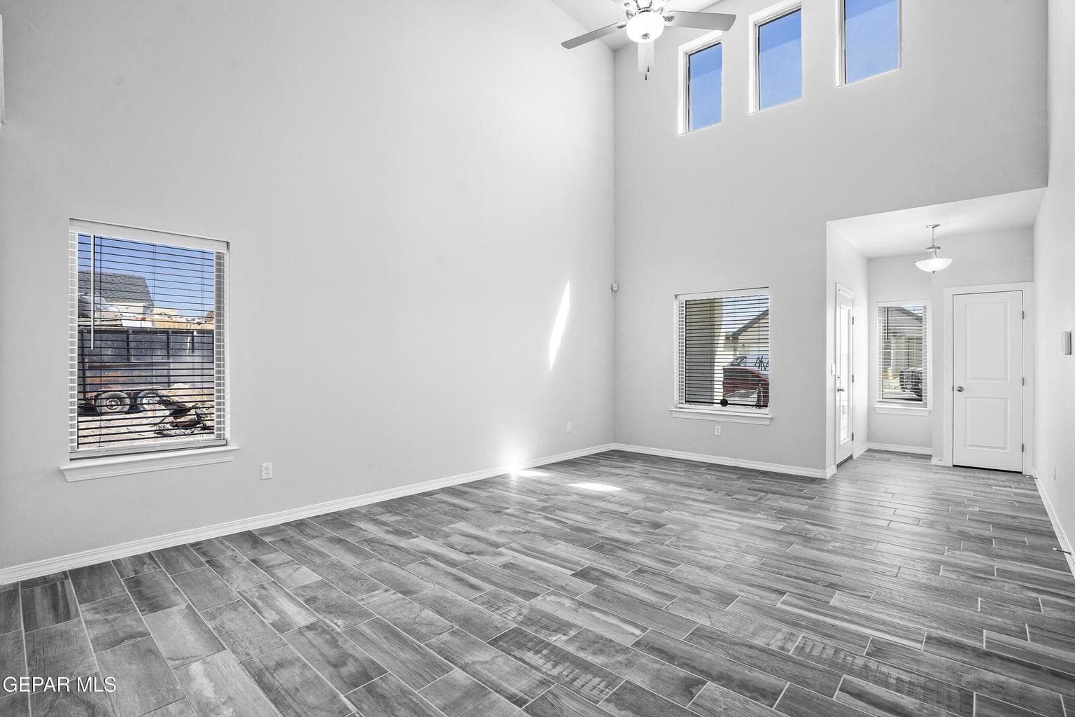 Living area at entrance