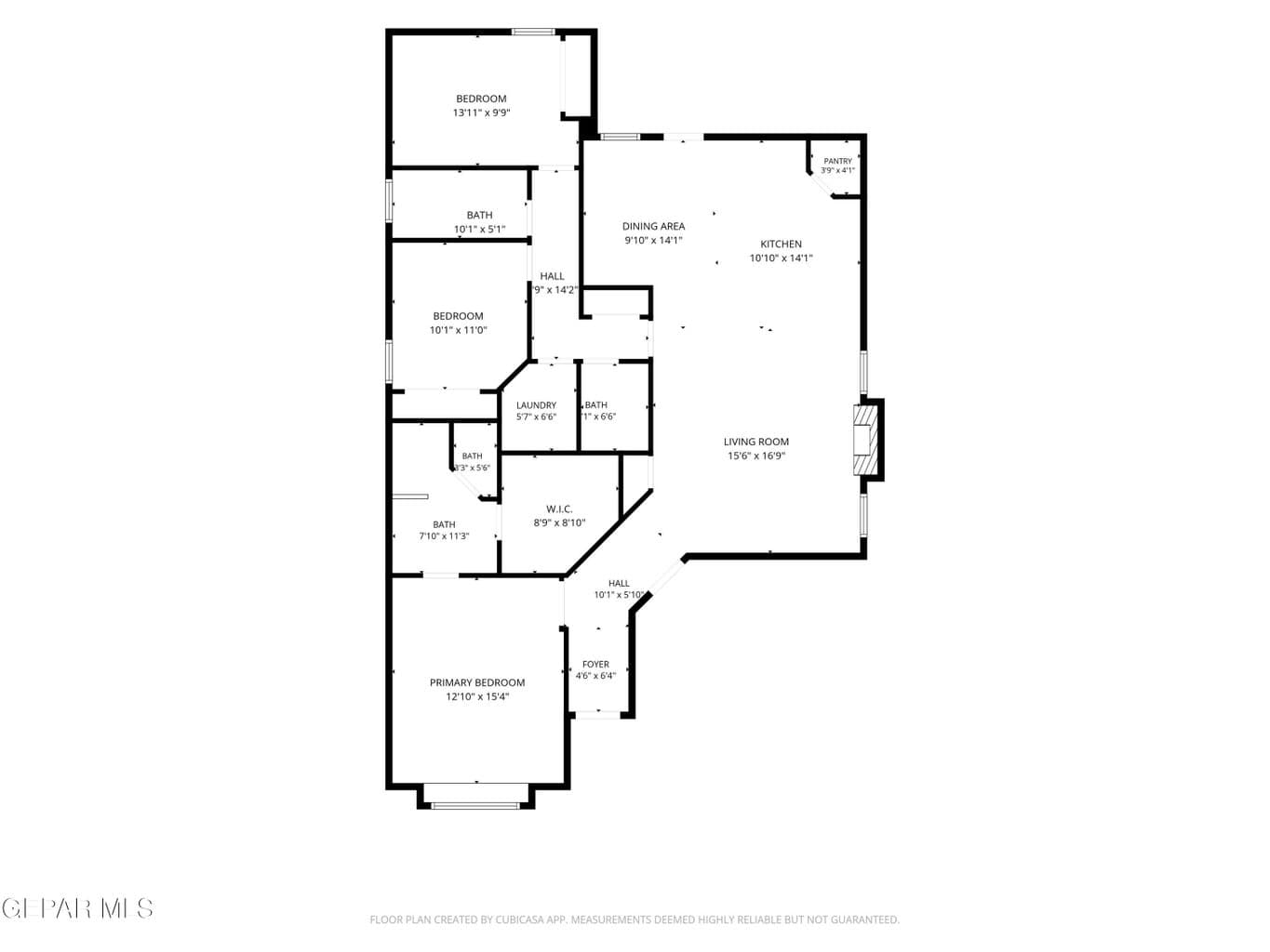2D Floor Plan for 14209 Rattler Point Dr