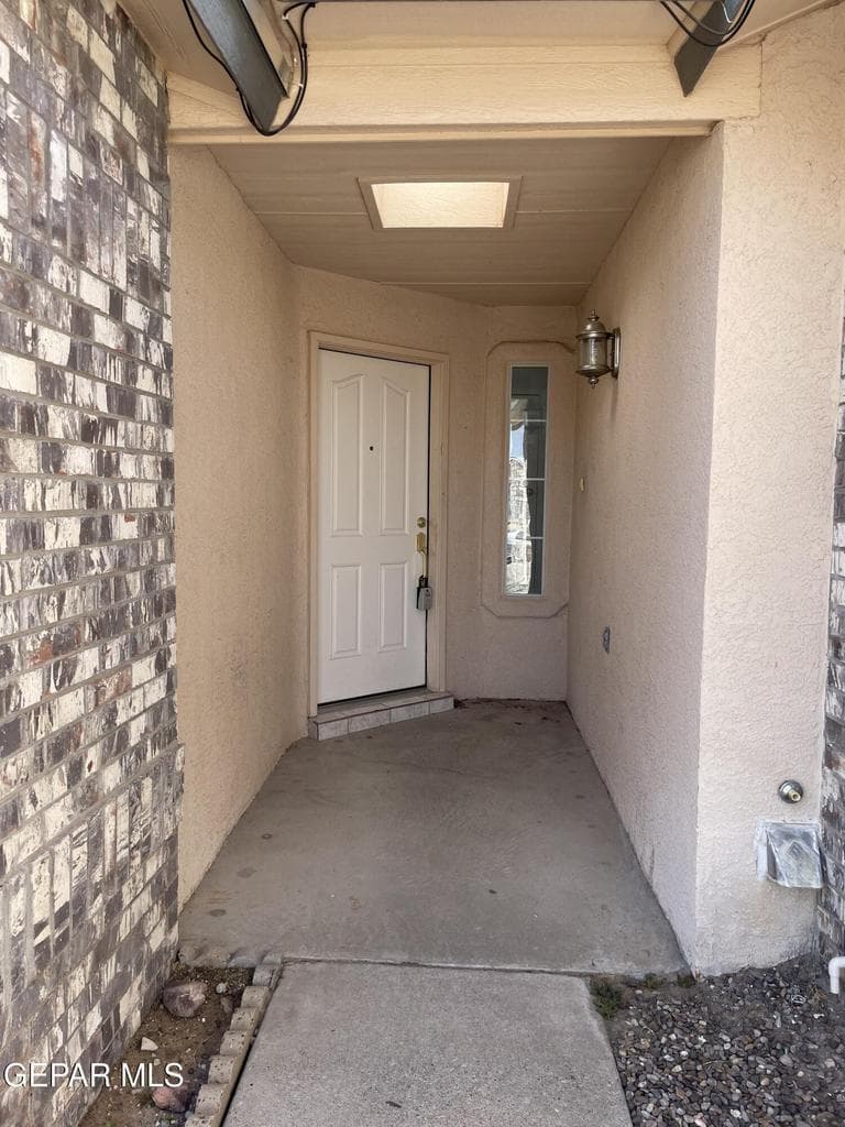 Front foyer exterior