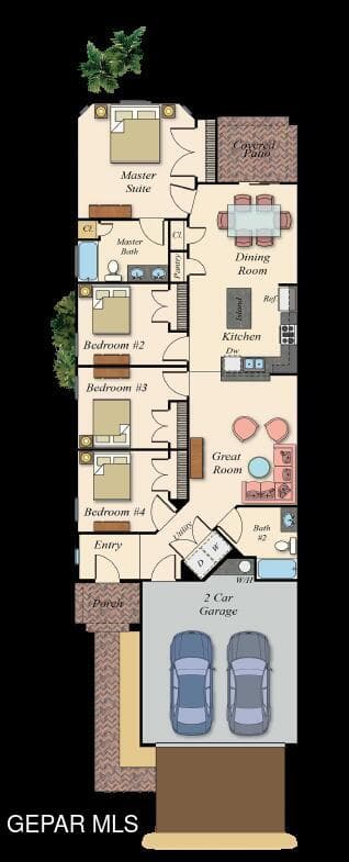 floorplan 4-2 1 story
