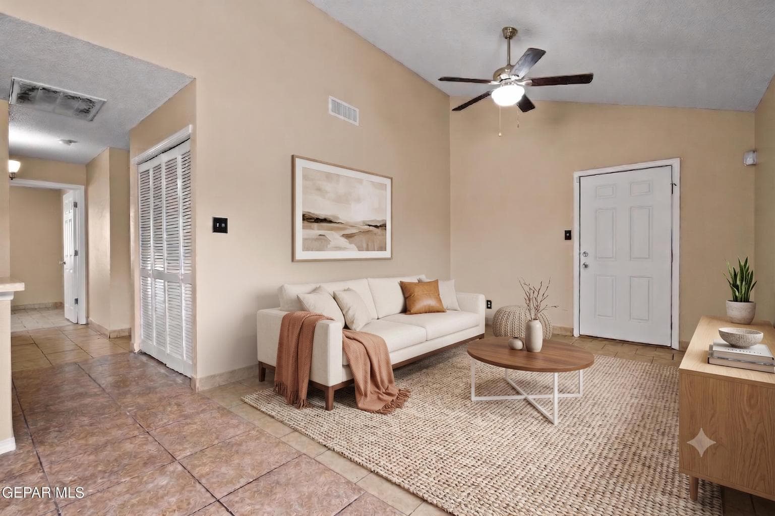 Fresh paint inside & out! No carpet! Tile throughout