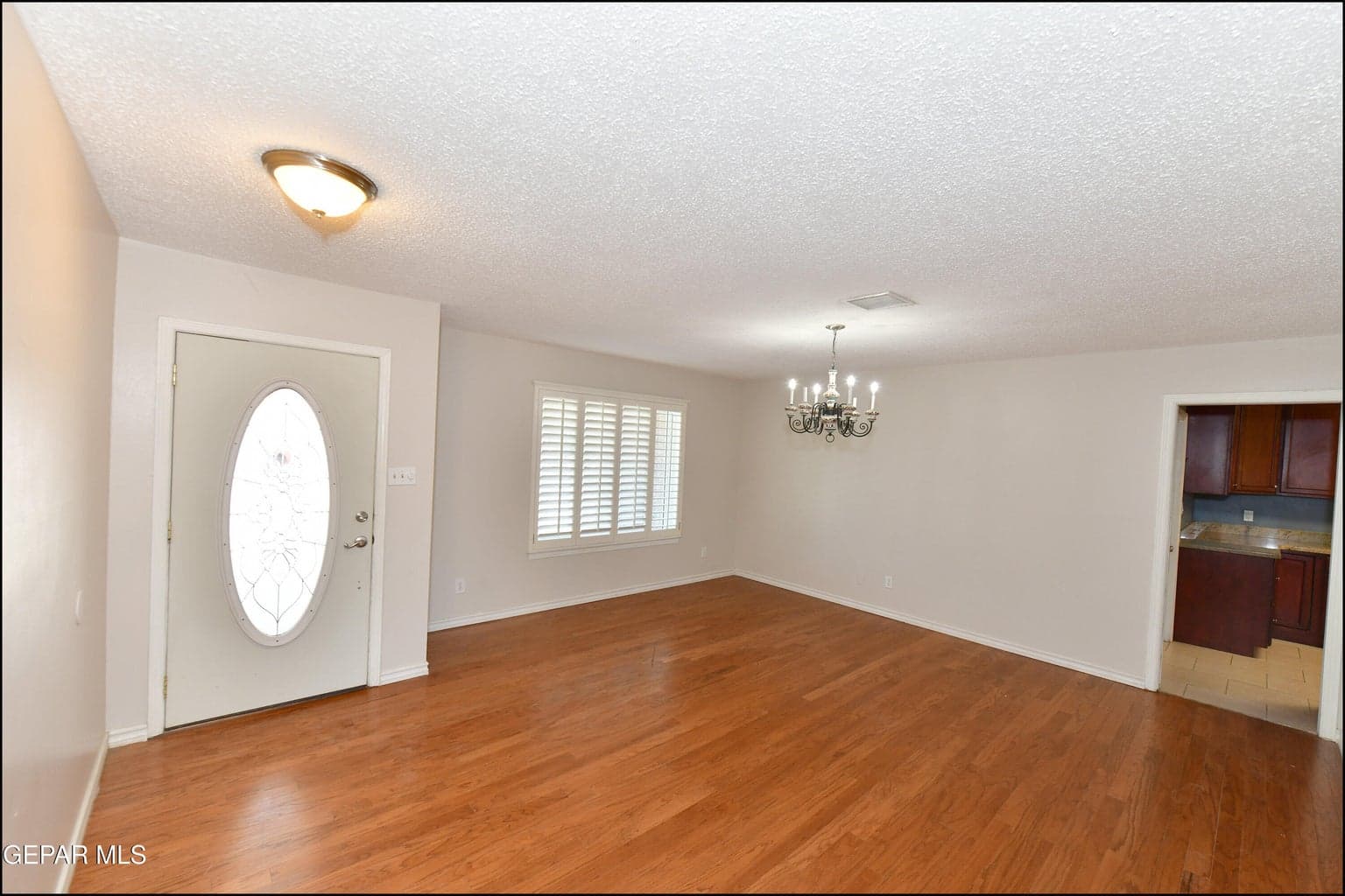 Front door to living area