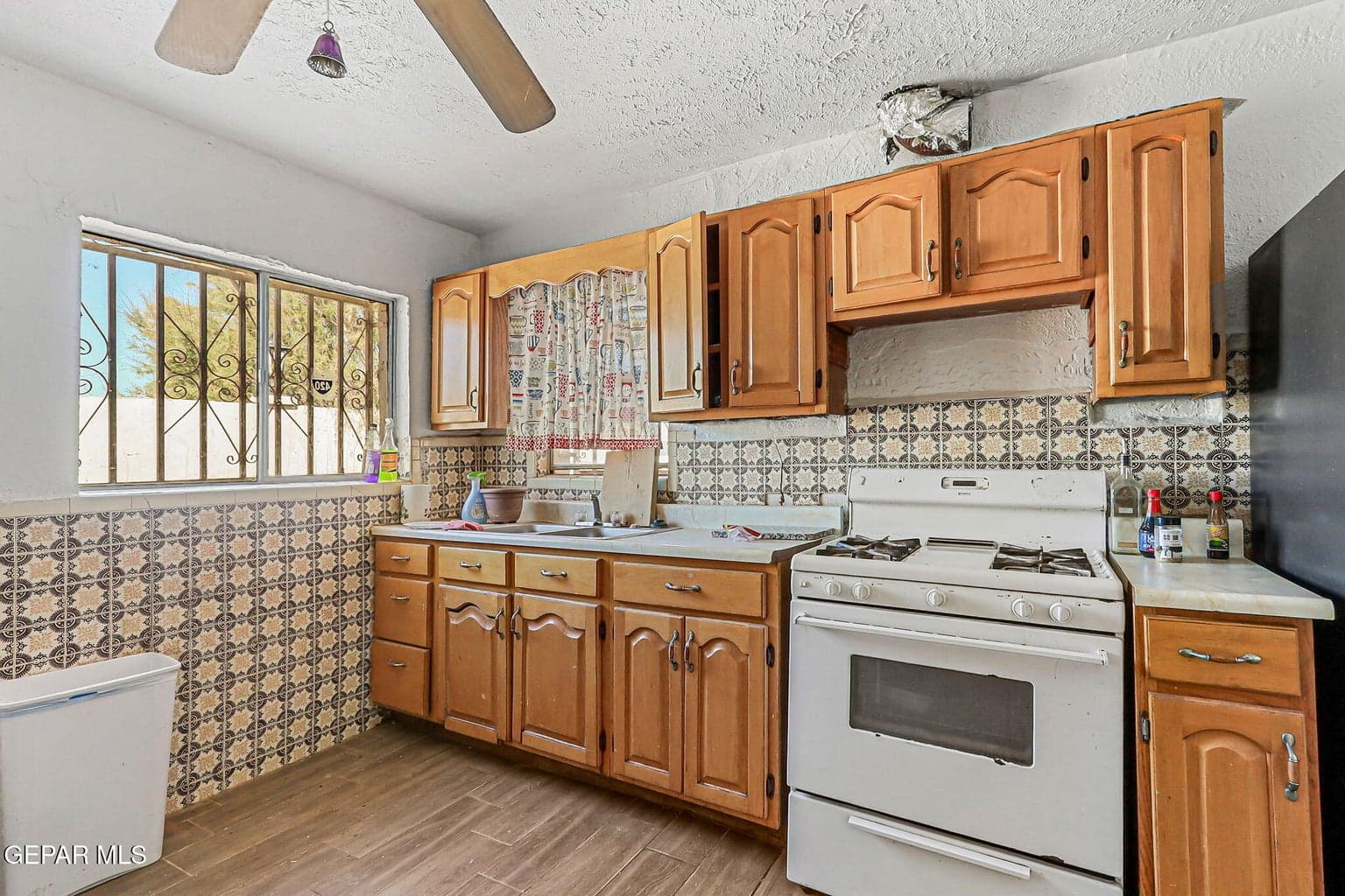 Exterior Door enters to the kitchen