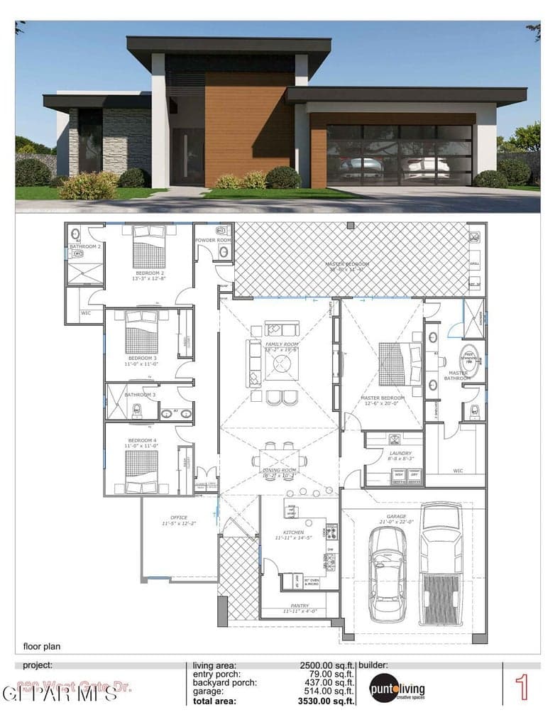 PL-HORIZONTE-880 WG-2550 MOD-FLOOR PLAN