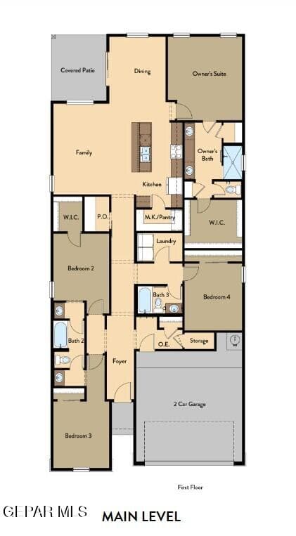 Texas Sage - Floor Plan