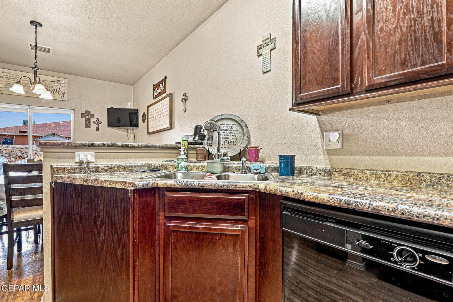 Kitchen View - Dining Room