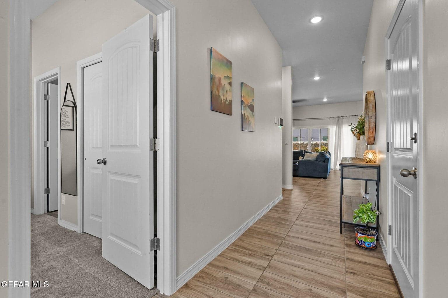 View from front door INSIDE