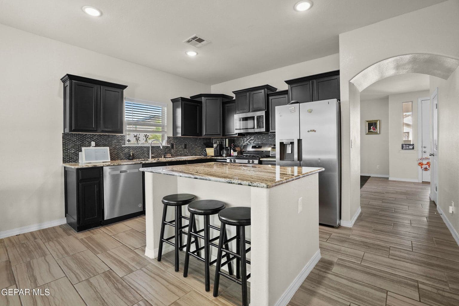 Upgraded granite throughout the property