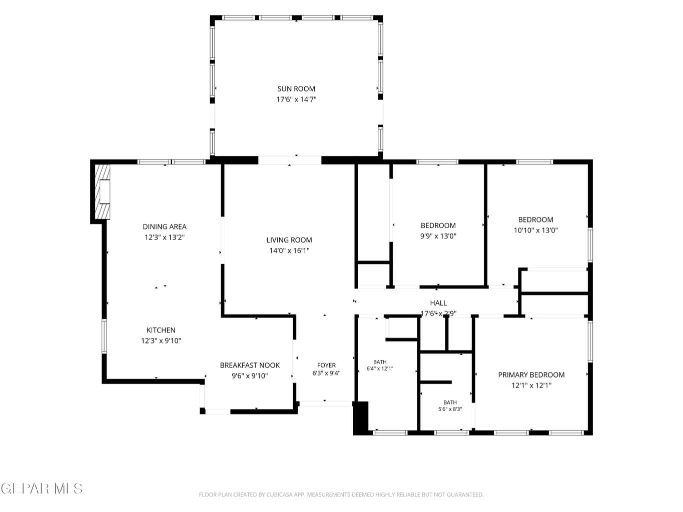 2D Floor plan for 10233 Luella Avenue