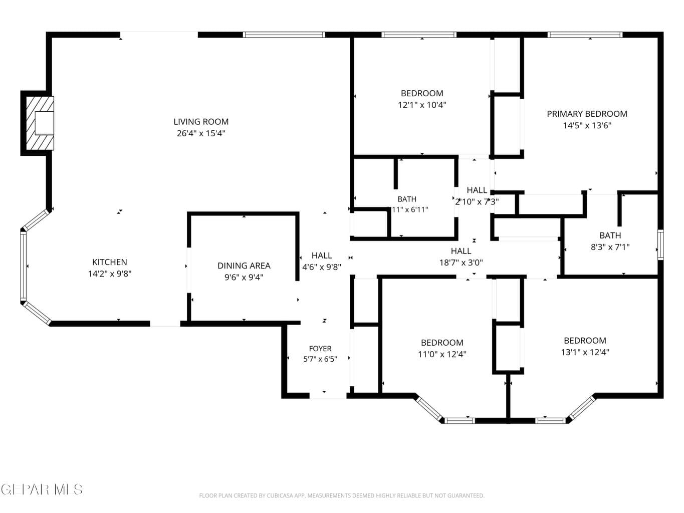 2D Floor plan for 10200 Galahad Way