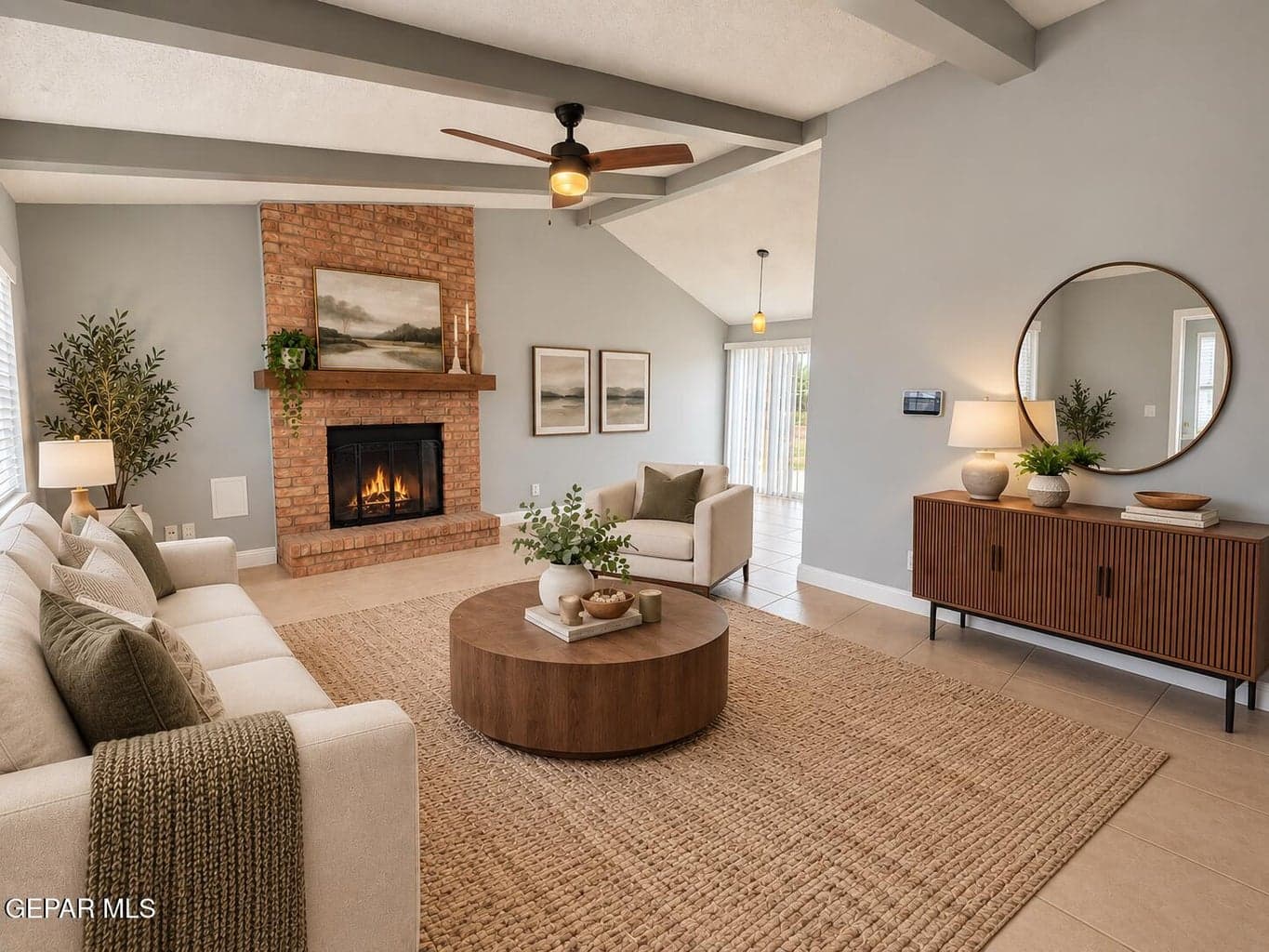 Staged Living Room