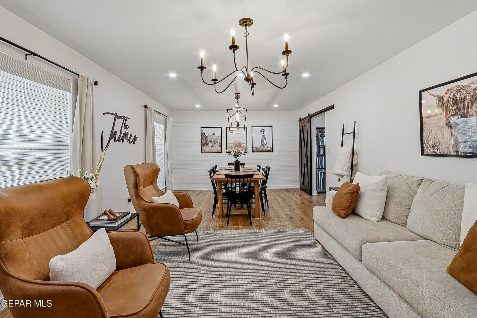 Two living areas