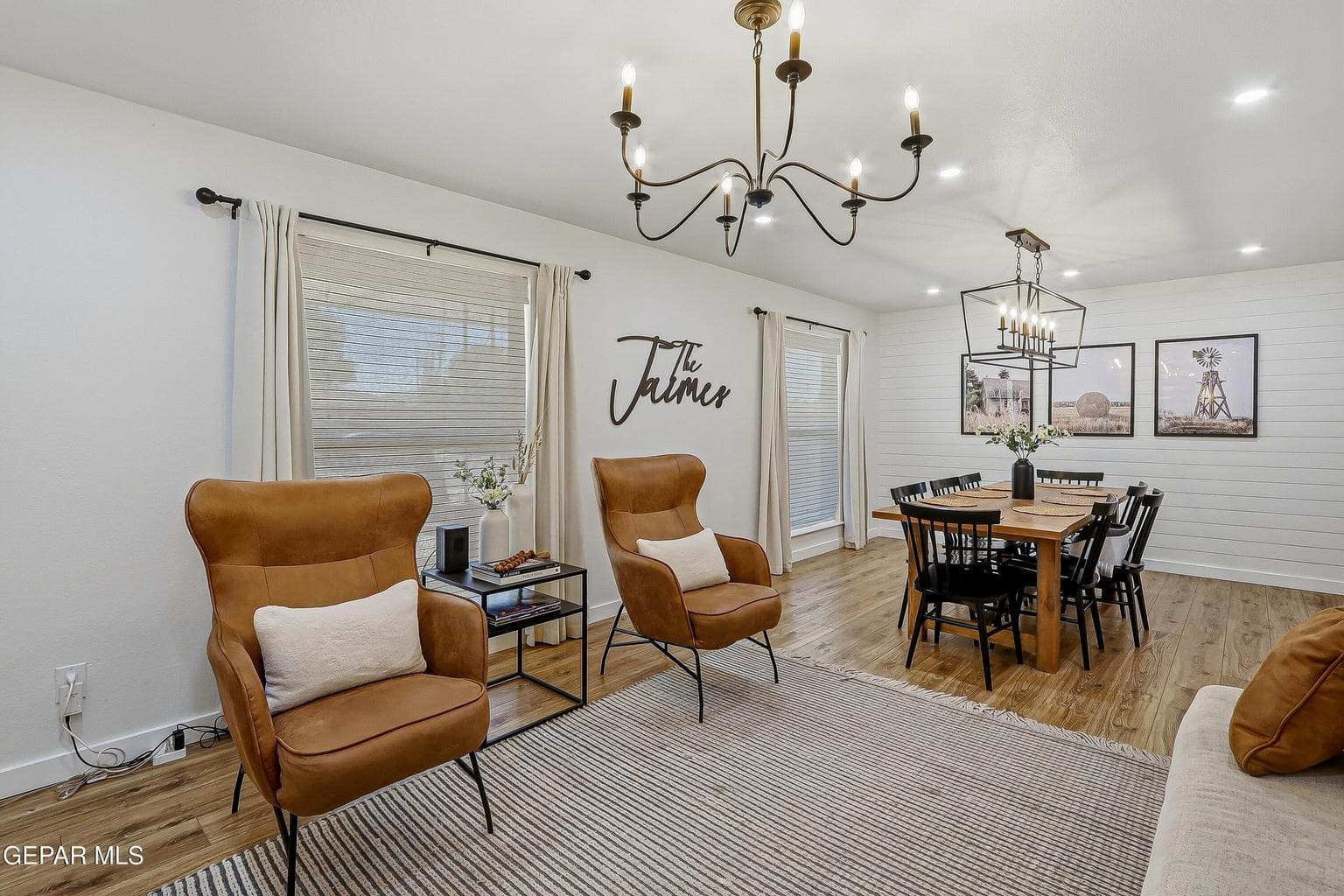 Two Living areas