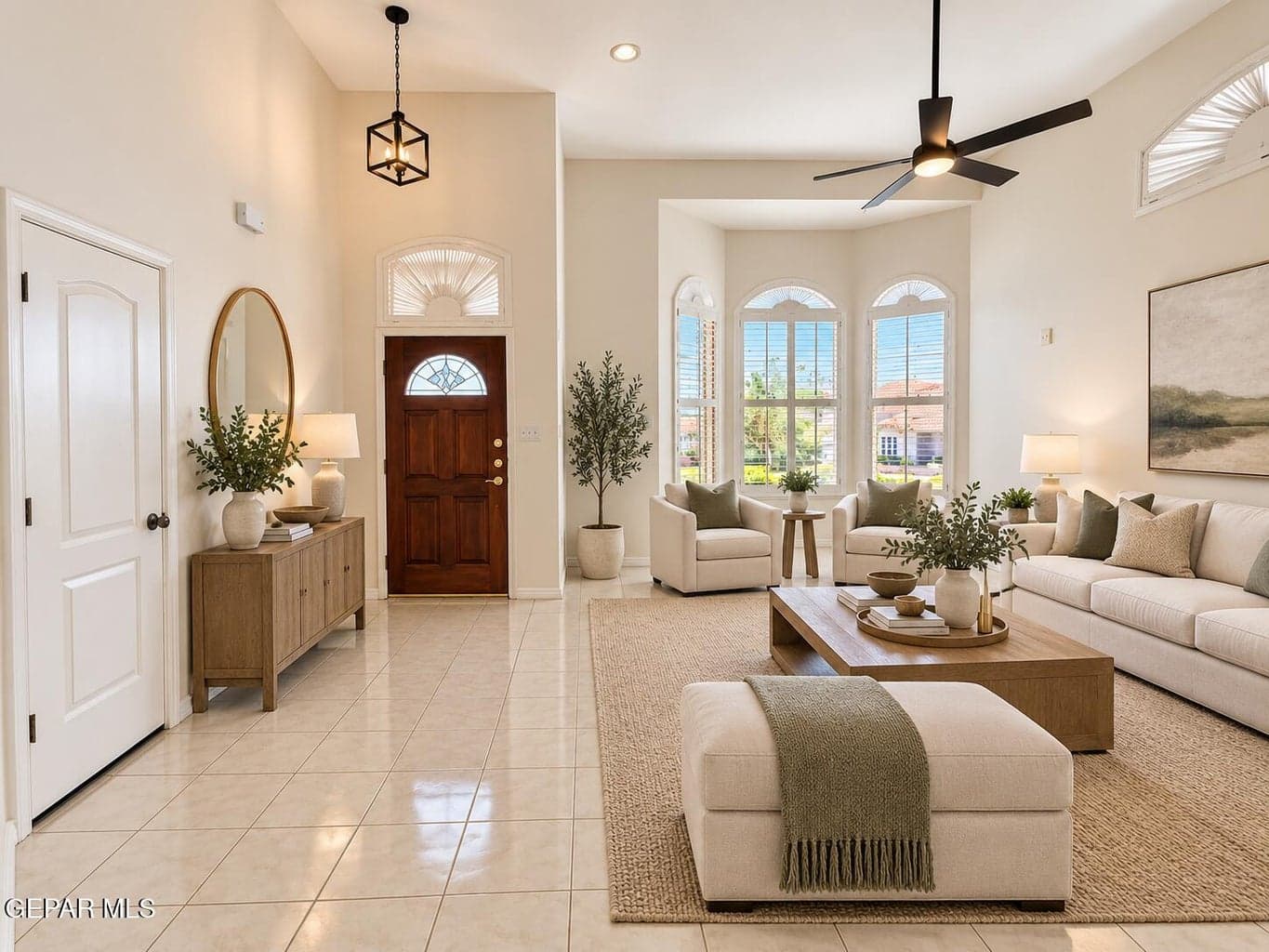 Front Entrace Staged