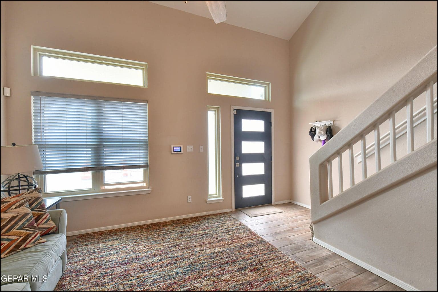 Living to front door