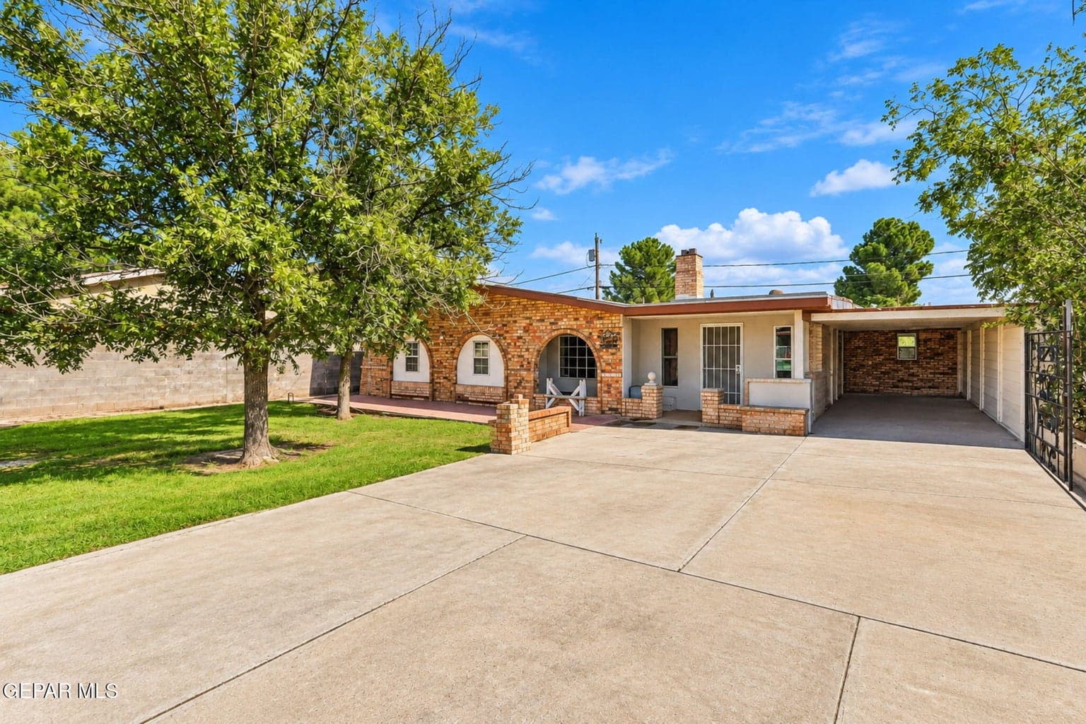 Front driveway