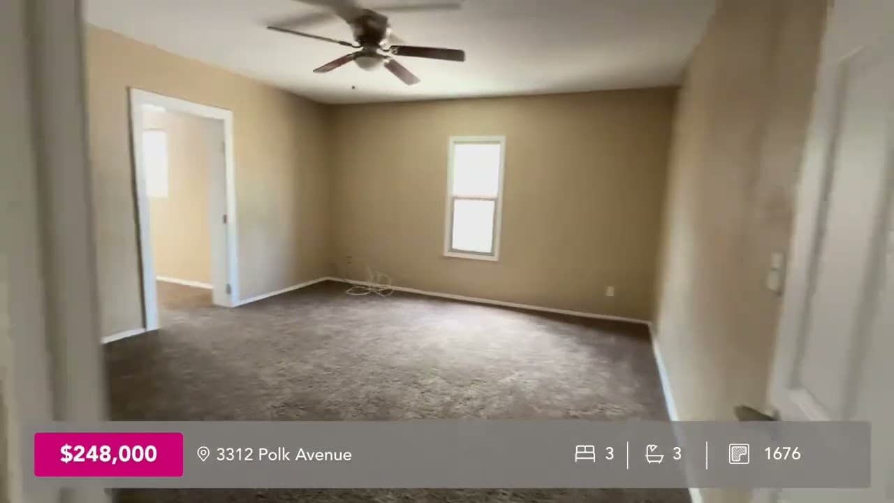 Video tour of 3312 Polk Avenue