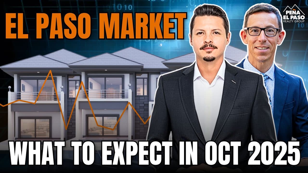 SHOCKING Market Trends in El Paso Real Estate 2025