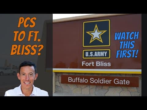 3 TIPS for Military Buyers PCSing to Ft. Bliss, El Paso Texas